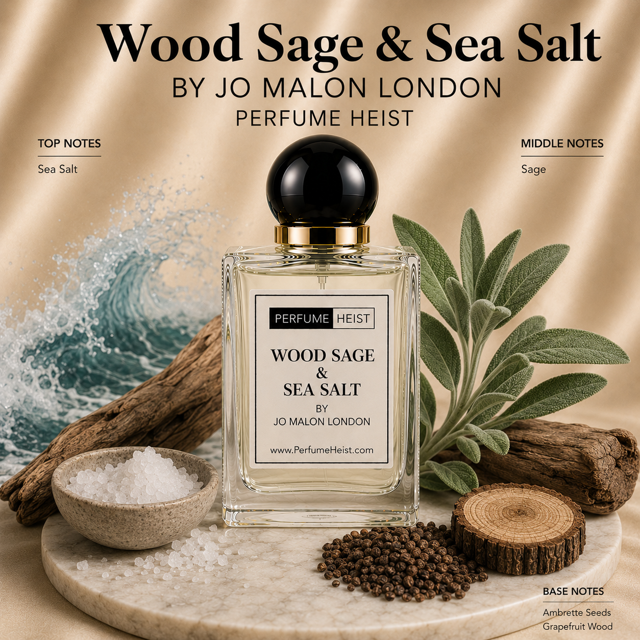 Wood Sage & Sea Salt by Jo Malon London Perfume