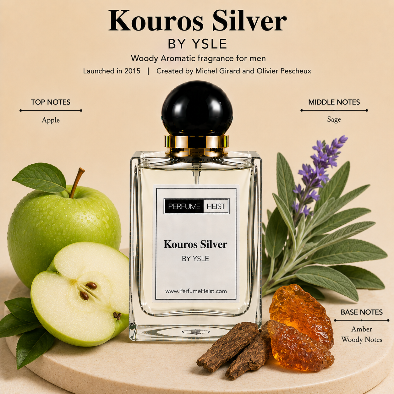 Kouros Silver by YSLe Perfume